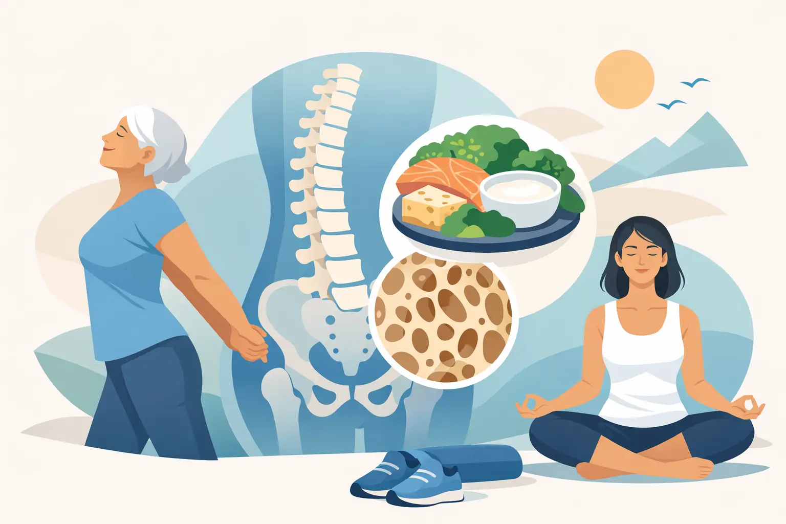 Cómo tratar osteoporosis sin medicamentos