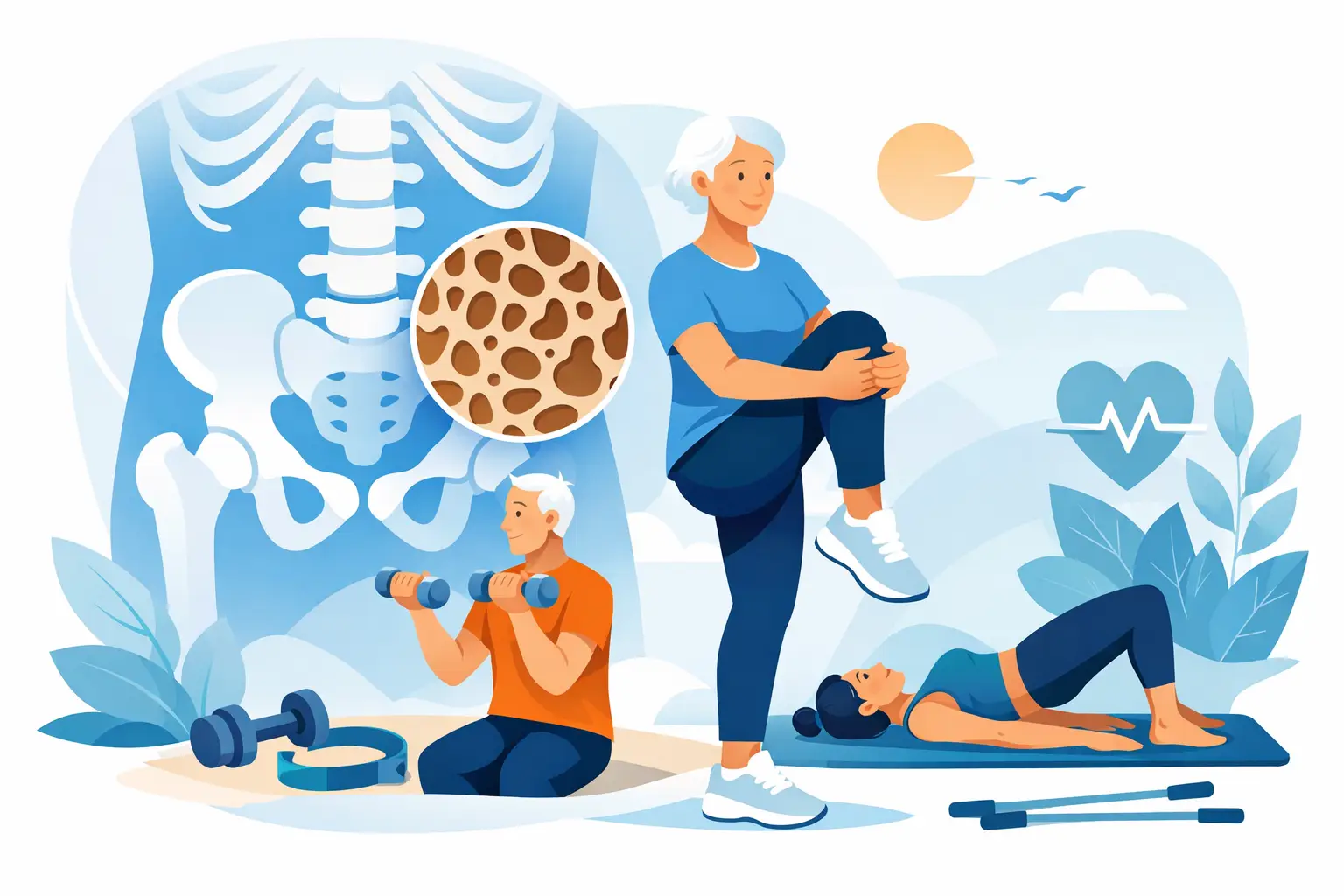 Mejores ejercicios para osteoporosis
