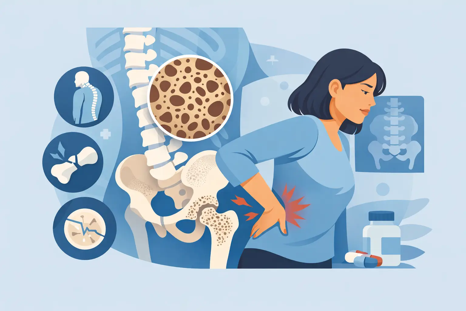 Síntomas de osteoporosis que no debes ignorar
