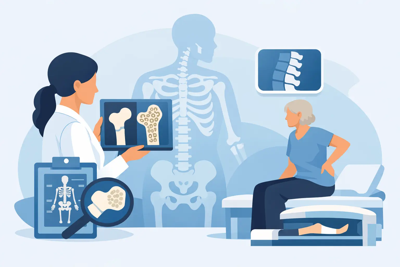 Cómo diagnosticar la osteoporosis a tiempo
