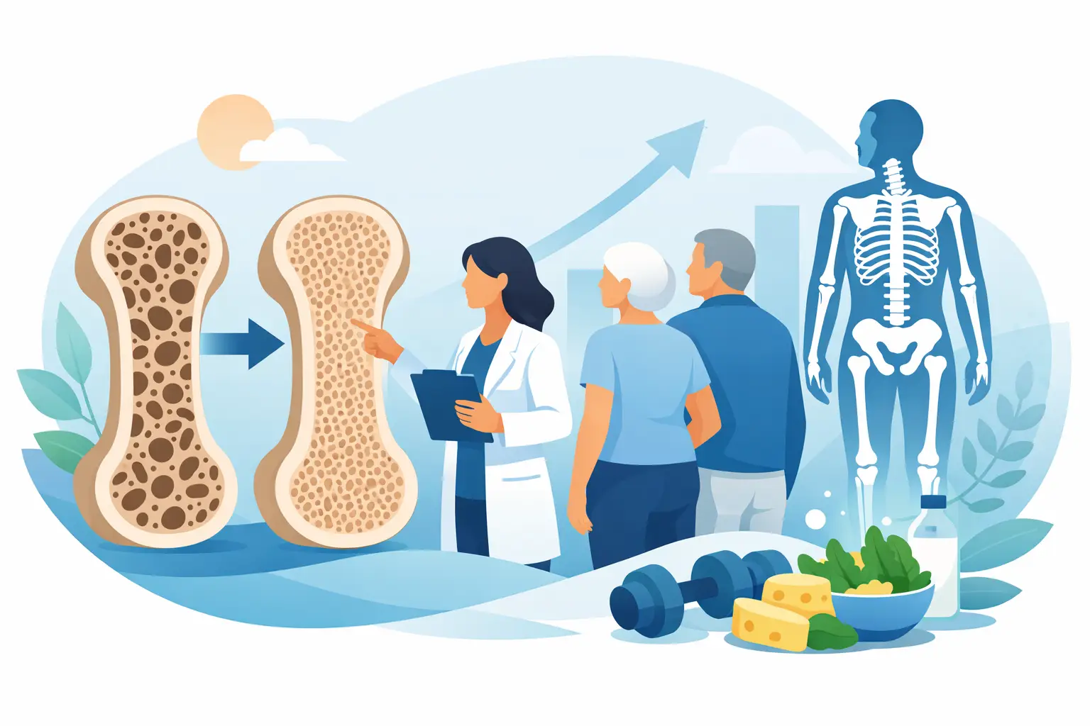 Cómo revertir la osteoporosis de forma realista