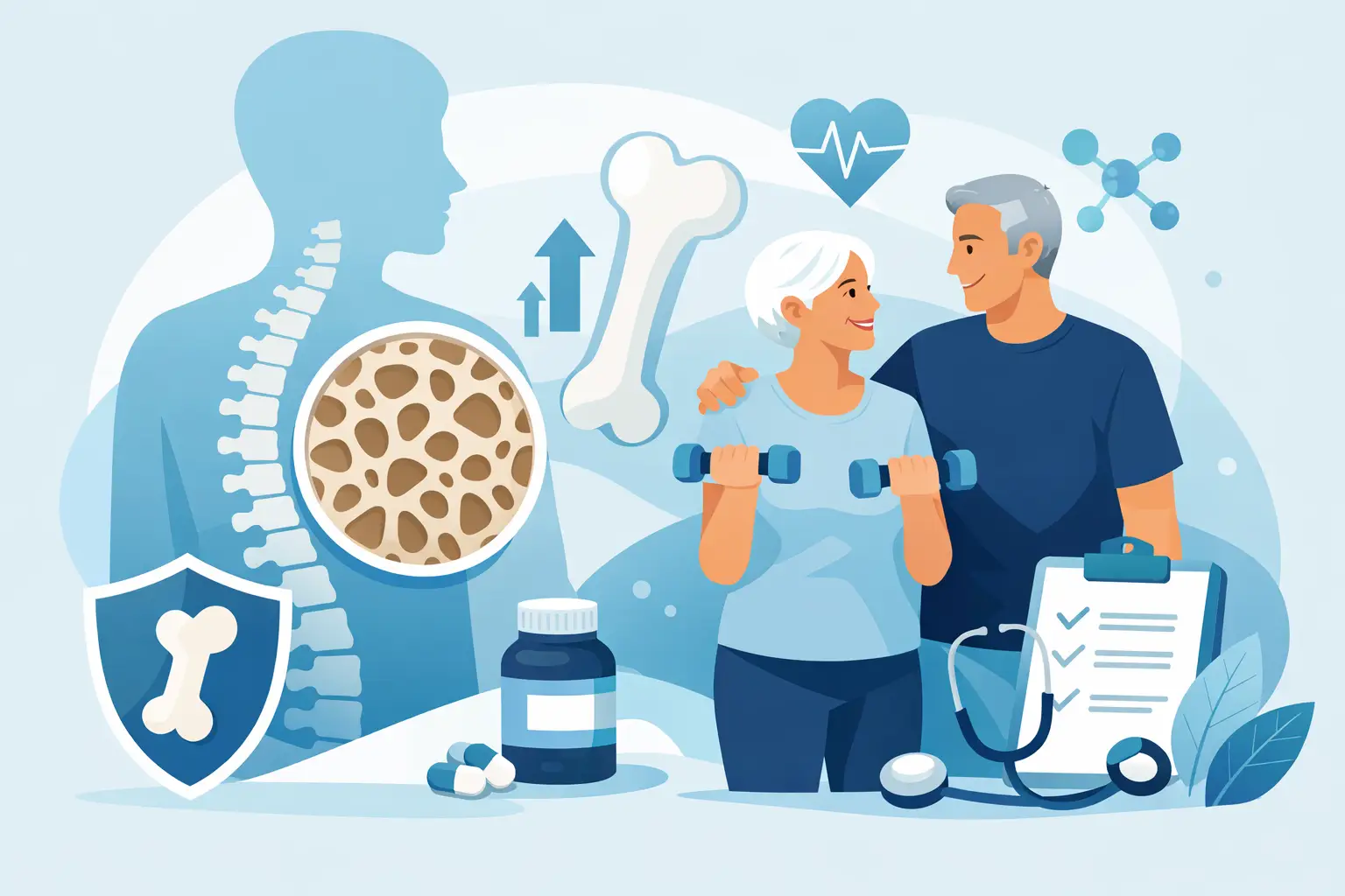 Guía de salud ósea preventiva a partir de los 50
