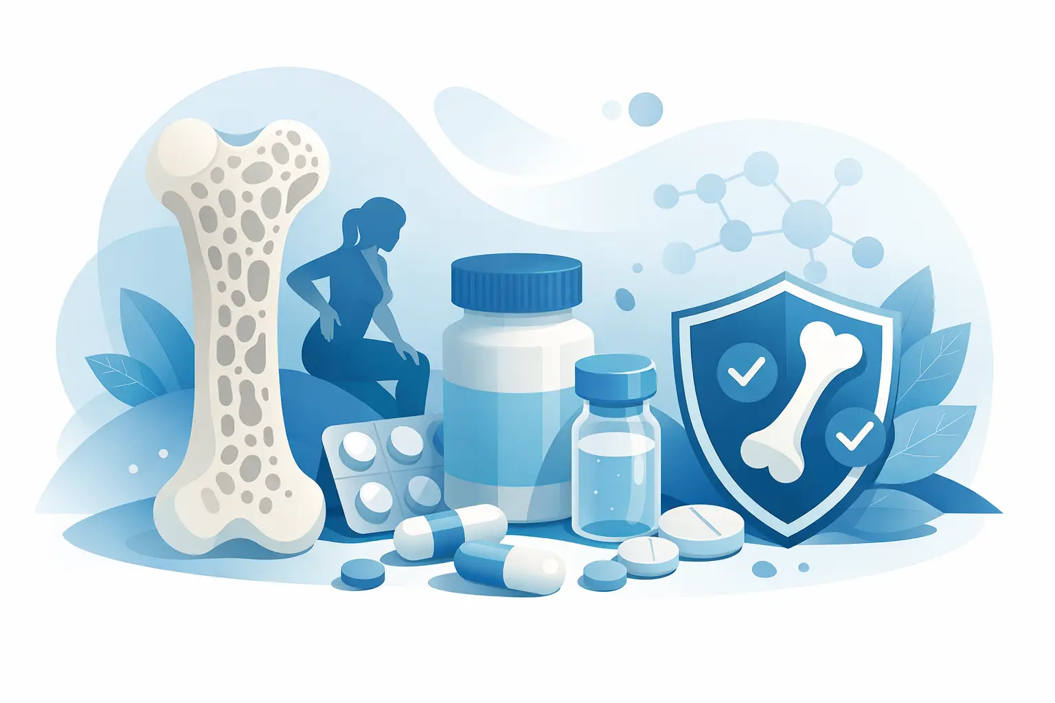 Medicamentos para osteoporosis con menos efectos