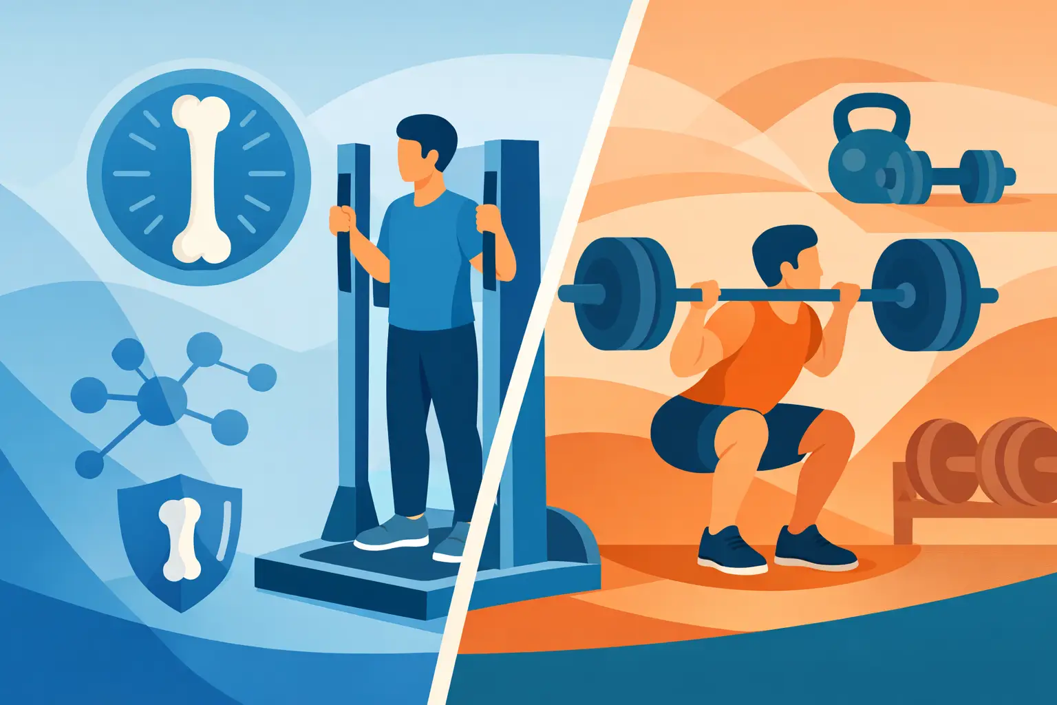 Osteogenic loading vs weightlifting: qué cambia
