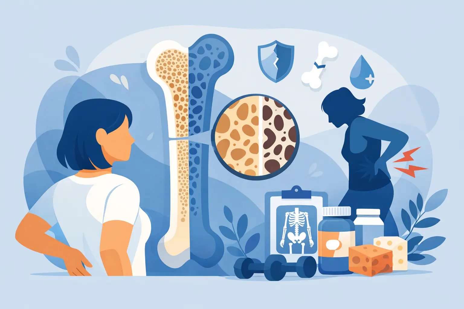Osteoporosis en mujeres: qué hacer a tiempo