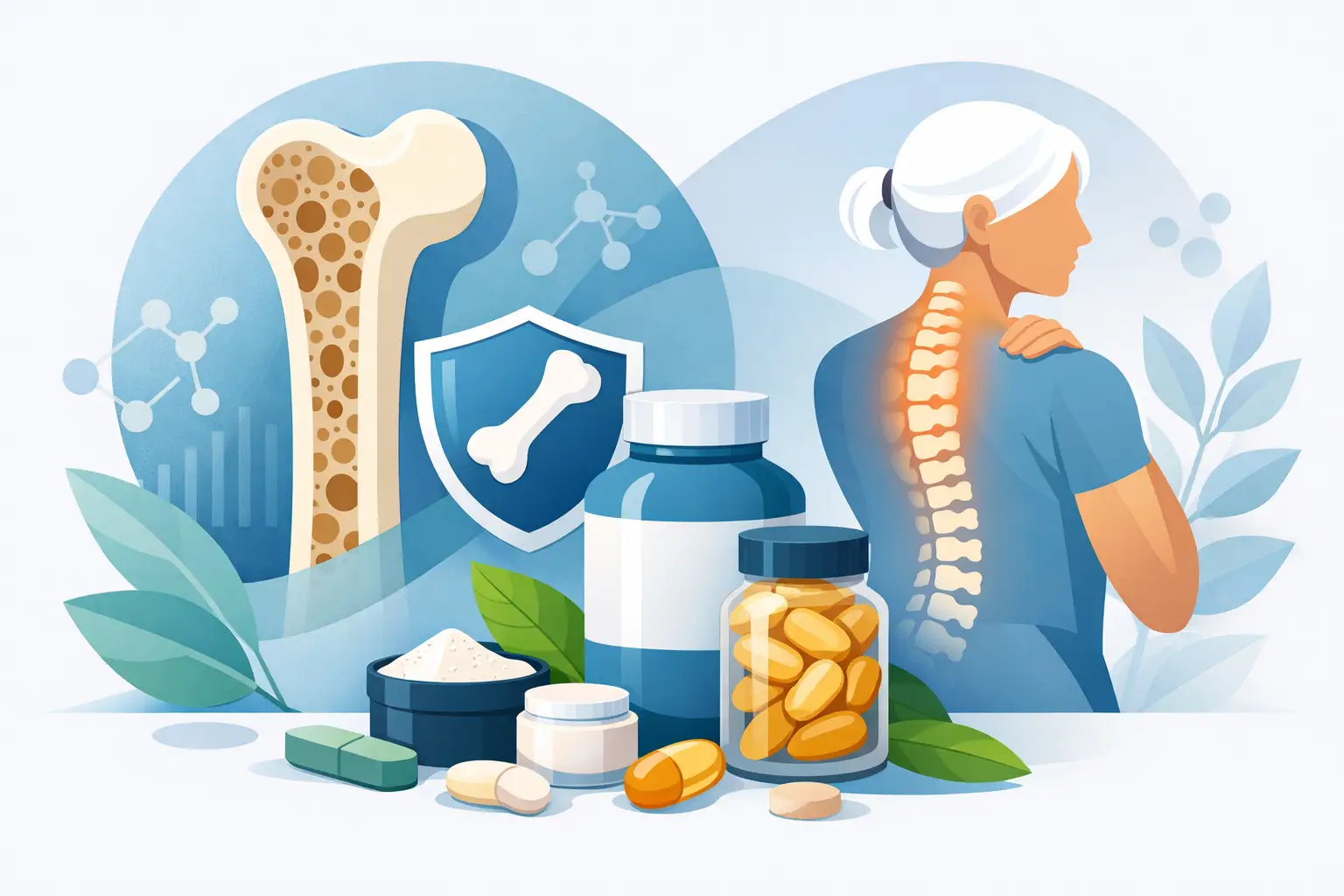 Suplementos para osteoporosis: qué valorar