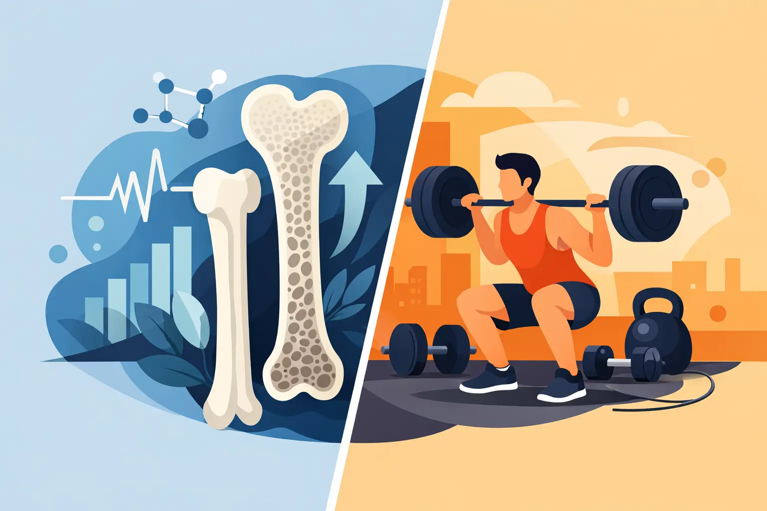 Osteogénesis vs ejercicio tradicional