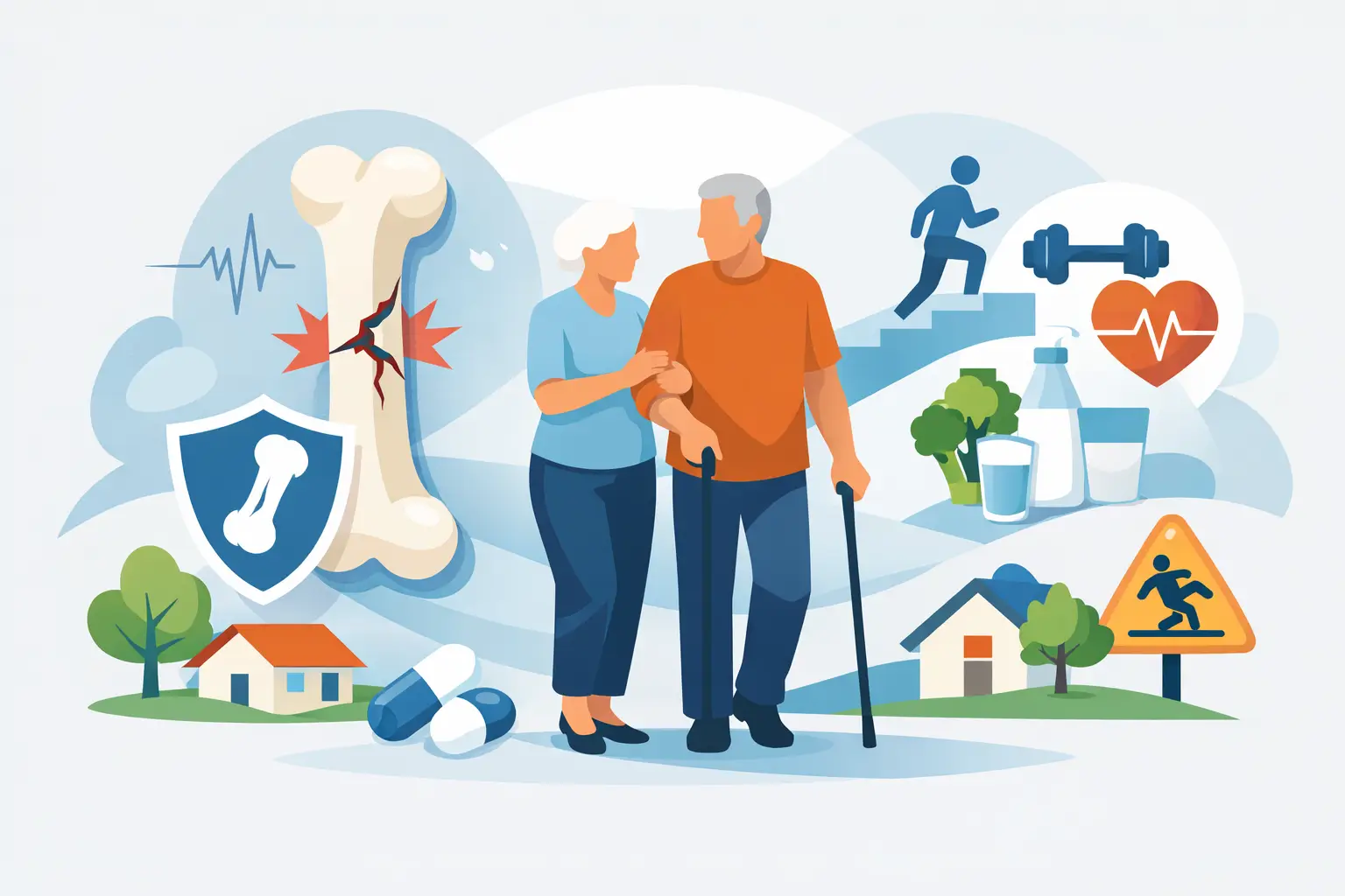 Guía de prevención de fracturas después de los 50
