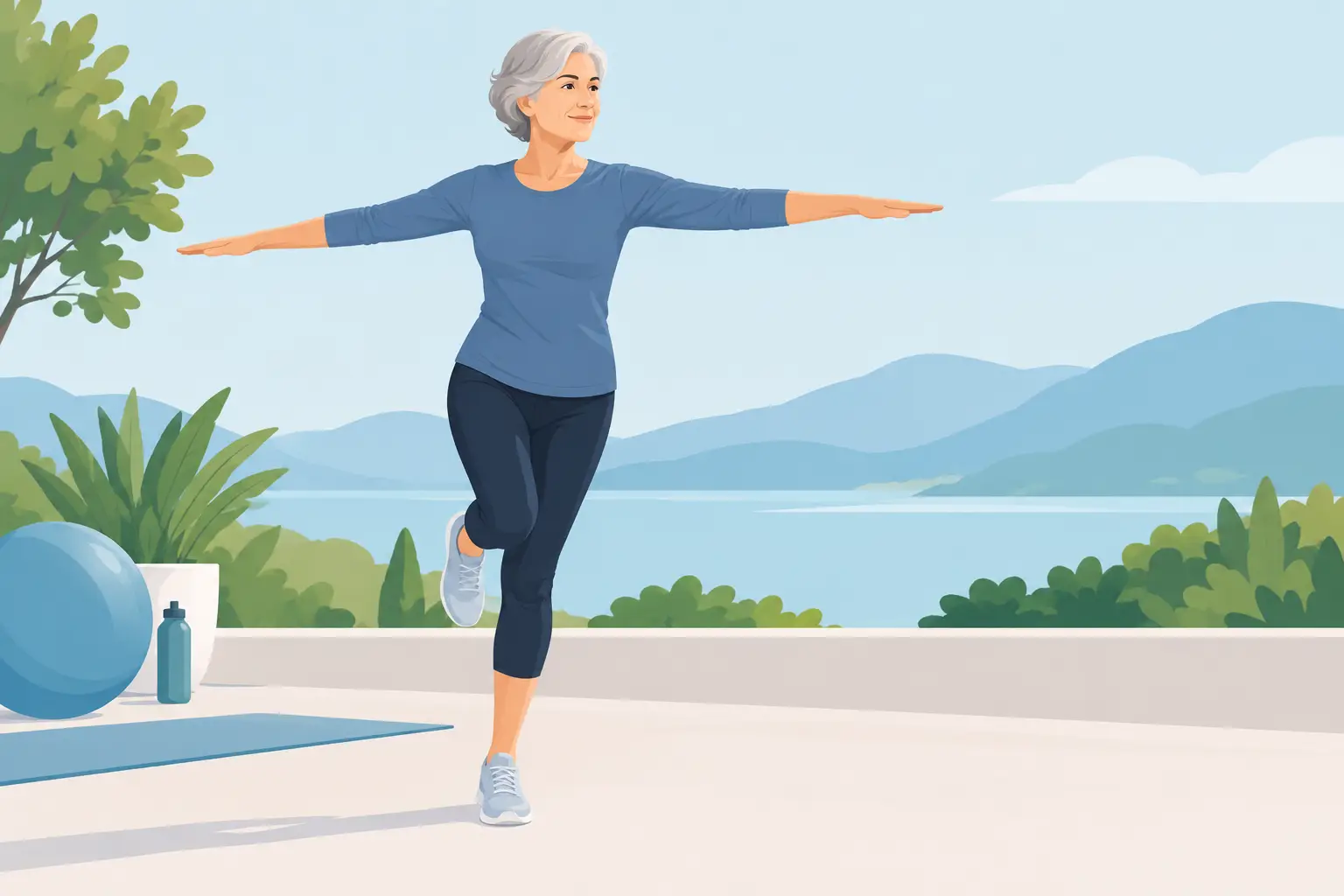 Cómo mejorar equilibrio después de los 50 años