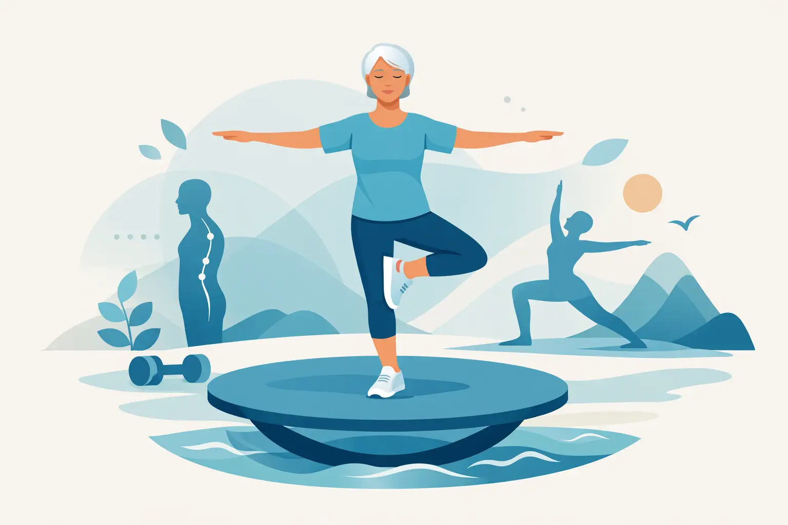 Postura y balance corporal después de los 50