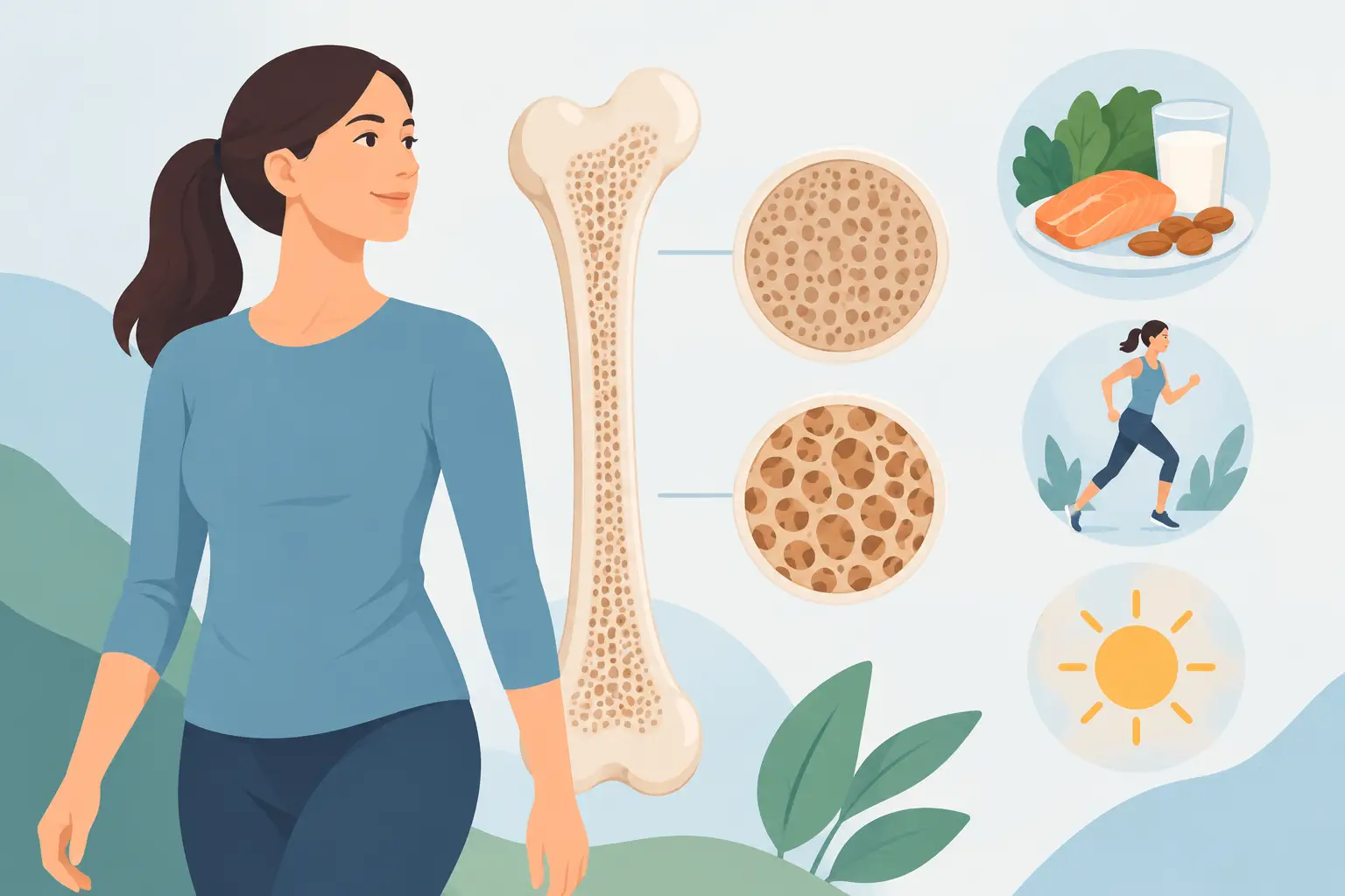 Qué es la osteopenia y cómo cuidar tus huesos
